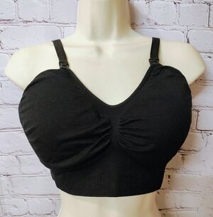 Kindred Bravely Nursing Low Back Wire Free Push Up Bra Large